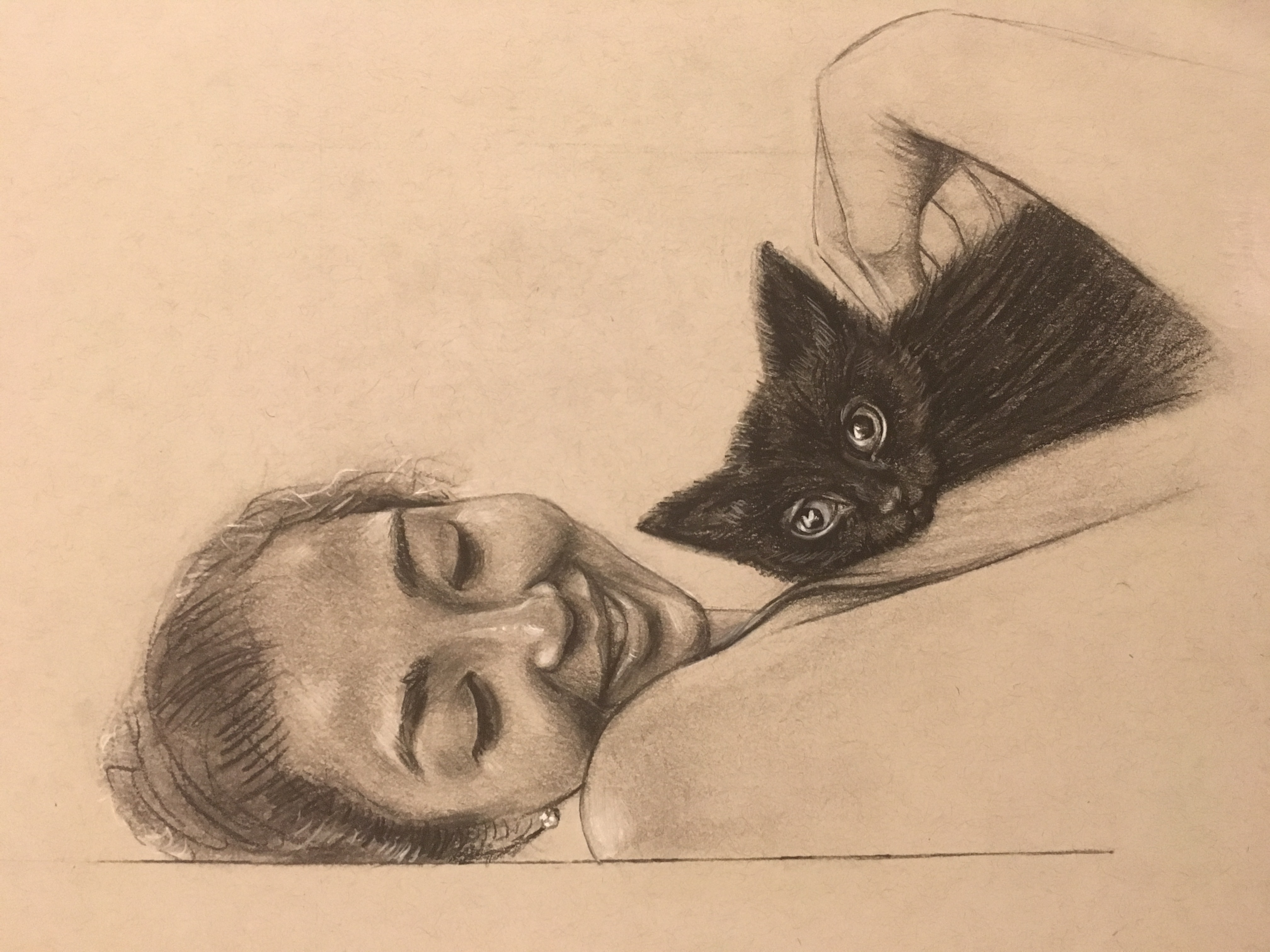 Woman with Cat